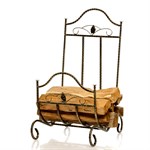 Кованая дровница фото