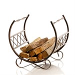 Кованая дровница для дачи  Кованая дровница для дачи