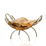 Дровница кованая фото