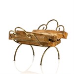 Дровница из металла фото