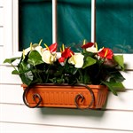 Подвесной кованый кронштейн для цветов 