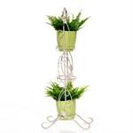 Подставка на подоконник для 3-х растений 14-954 металл цв.белый h=88см 14-954 - фото 32908