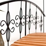 Мостик кованый разборный с фонарями 860-41R 860-41R - фото 33324