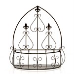 не дорогая металлическая цветочница