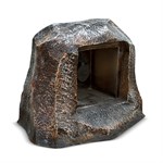 Декоративная крышка с садовой розеткой Камень U07914 полистоун U07914 (IP44) - фото 33551