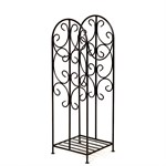 Дровница из металла