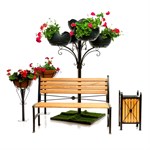 Кованая стойка для цветов 53-412 53-412 - фото 33879