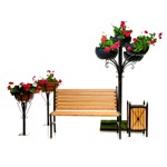 Кованая стойка для цветов 53-412 53-412 - фото 33880