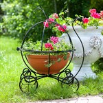 Подставка садовая кованая для цветов  Карета 51-301 и 51-301 - фото 34508