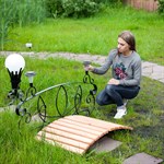 Мостик дачный