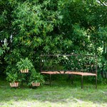 Секционный диван для сада