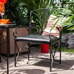 Кованый стул для сада