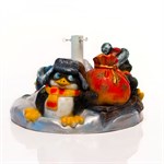 Елочная подставка пингвинята