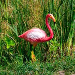 Фигурка для сада фламинго Фигурка для сада фламинго