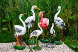 Фигурки для сада фламинго Фигурки для сада фламинго