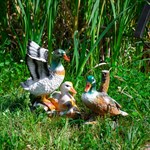 Фигурки для сада утки Фигурки для сада утки