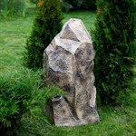 Декоративный камень для сада Валун высокий F08233 стеклопластик, ширина ...