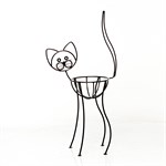 Подставка для цветов кошка