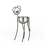 Кованая стойка собачка