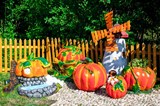 Садовые фигуры тыквы