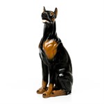 Садовая фигура Доберман