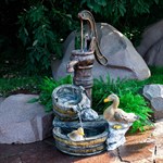 Декоративный фонтан для сада 
