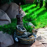 Фонтан из стеклопластика 