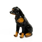 Фигура собака из полистоуна 