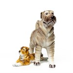 Фигура шарпей из полистоуна 