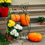 Кованая цветочница 