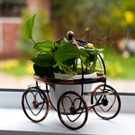 Цветочница кованая на окно 