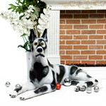 Новогодний декор собака