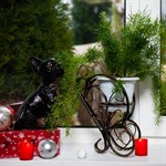 Кованая подставка для цветов 