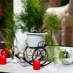 Кованая подставка для цветов