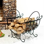 Дровница из металла 