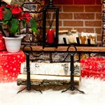 Кованый держатель для дров