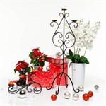 Декоративный кованый подсвечник  Декоративный кованый подсвечник