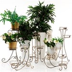 Кованые стойки для цветов