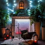 Дровница кованая для камина  Дровница кованая для камина