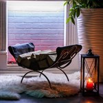 Дровница из металла 