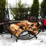 Кованая дровница 860-89