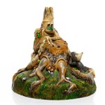 Декоративная крышка люка Лешие