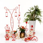 Подсвечник металлический для одной свечи 607-23 - фото 44142