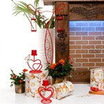 Подсвечник металлический для одной свечи 607-23 - фото 44143