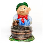 Кашпо цветочное с поросенком