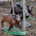 Парковая фигура кабана Парковая фигура кабана
