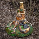 Декоративная крышка люка Лешие