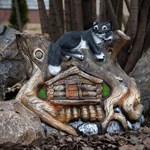 Декоративная крышка люка Кот