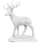 рекламная фигура олень белый
