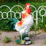 садовая фигура петух